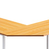 Computer Desk Office Study Workstation Metal Legs Home Corner Table Stand MDF