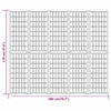 Folding 5-Panel Room Divider Japanese Style 200x170 Black Shoji J8D6