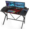 XL Large Gaming Desk Office PC Computer Desk Table RGB Lights Controller Stand