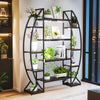 XXL Retro Plant Stand Indoor with Grow Lights Lighted Corner Multiple Plant Rack