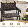 3 Pieces Patio PE Wicker Bistro Set with Quick-Drying Foam-Mix Brown