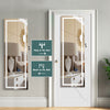 Mirror Jewelry Cabinet Lockable LED Jewelry Armoire Storage Organizer with Light
