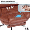 Executive Office Chair Swivel Recliner Computer Desk Gaming Chair with Footrest
