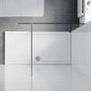 Walk In Shower Enclosure With 180° Flipper Panel 8mm Nano Glass Screen Cubicle