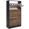 3 Drawer Shoe Cabinet Storage Cupboard Unit Shoe Rack Wooden Stand Organiser