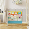 4 Tier Children Sling Book Rack Bookshelf Wooden Kids Book Rack Storage Shelf