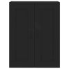 Camerina Highboard Black 69.5x34x180 Engineered Wood,Highboard with Ample W9F1