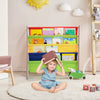 Baby Bookshelf Children's Magazine Rack Book Shelf Storage Book Display-Natural