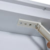 Fog-free Bathroom LED Makeup Shaver Mirror Cabinet with Dimmable 3-Colour Lights