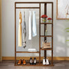 Modern Minimalist Wooden Clothes Rail Rack Garment Stand Bedroom Storage Shelves
