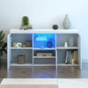Modern TV Unit Cabinet Sideboard High Gloss 3 Door Cupboard with LED Light NEW