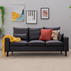 Modern L-Shaped Corner Sofa 2 3 Seater Armchair Couch With Footstool