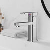 NEW Modern Bathroom Taps Chrome Bath Basin Sink Counter Mixer Faucet Silver UK