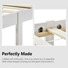 Solid Pine Wood Wooden Bed Frame White Grey Single Double Size Bed 3ft 4ft6