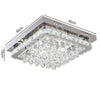 Modern LED Ceiling Lights Crystal Chandelier Living Room Bedroom Pendant Lamp