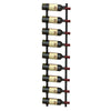 Costway Wall Mounted Wine Rack Hanging Wine Storage Display Rack for 9 Bottles