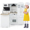 Kids Corner Play Kitchen Wooden Children Role Play Pretend Cooking Playset