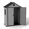 Backyard Garden Clutter Storage 6x4FT Outdoor Plastic Tool Shed with lock UK