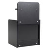 Black Wood Bedside Cabinet Side Table Book Lamp Shelf Nightstand with 1/2 Drawer