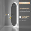 Large Oval LED Backlit Bathroom Mirror Defog Wall Vanity Mirror Washroom Bedroom