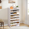 Shoe Cabinet Rack Storage Cupboard Footwear Stand Wooden Hallway Shelves 8 Tiers