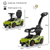Kids Licensed Lamborghini Walking Toy Car 3-In-1 Toddlers Ride on Push Car