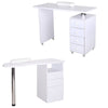 Professional Manicure Table Technician Nail Art Beauty Salon Bar Station Desk UK