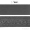 Composite WPC Decking Boards Double-Sided Deep Embossed Woodgrain Plastic Boards