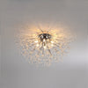 Modern Crystal Ceiling Lights Fireworks Flush Mount Chandelier Living Room Lamp