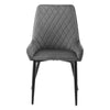 2 Pcs Velvet Dinning Chair High Back Metal Legs High Elastic Filing Comfortable