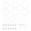2x Wedding Backdrop Stand Flower Rack Metal Arch Door Party Prop Archway Decor