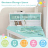 Children Corner Desk & Chair Set Kids Writing Table with Chair