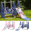 Toddler Swing Slide Kids Children Basketball Playset Playground Activity Centre
