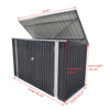 Panana Steel Garden Storage Shed Bike Metal Pent Roof Tool Shed House