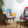 Small Wing Back Armchair High Back Lounge Single Sofa Living Room Fireside Chair