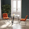 2x Velvet Dining Chairs Accent Home & Restaurant Living Room Folding Lounge Seat