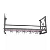 Wall Mounted Wine Rack Gin Shelf Rack Bottle 5 Glass Holder Home Bar 1 Layer
