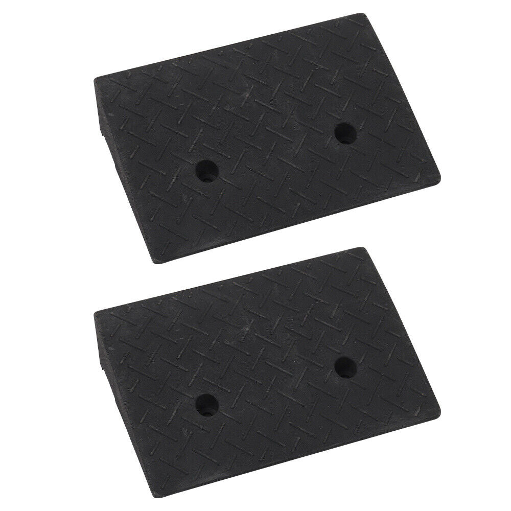 Step Ramp Bush 2 Heavy Duty Rubber Kerb Door Step Ramps Wheelchair Mobility Scooter A ...