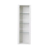 Modern Display Tall Cabinet Bookcase Shelving Units with LED Light 3 Glass Shelf