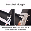 Dumbbell Rack Storage Stand Hex Weight Heavy Duty 3 Tier Wide Home Gym Fitness