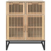 Swpsd Sideboard Buffet Cabinet 60x30x75 Engineered Wood Side Cabinet S3Z6