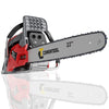 2.4KW 62cc Petrol Chainsaw Powerful 22" Bar Length 2-Stroke Wood Cutter Saw 2024