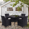 Rattan Garden Furniture Sets 4/6 PCS Rattan Chairs and Table Balcony Bistro Set