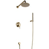Brass Bathroom Rainfall Shower Mixer Set Shower System Bath Taps Faucet 8-12"