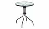 Tasmania Rattan Effect Patio/Balcony Set - Brown Bistro Table & 2 Chairs Set