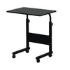 Height Adjustable Mobile Rolling Computer PC Laptop Over Bed Desk Overbed Desk