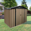 6 X 8 Outdoor Storage Garden Shed Apex Roof Free Foundation Tool Box With Base
