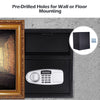 Security Safe Box Electronic Digital Keypad Deposit Lock Safe Box Cabinet w/Keys