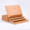 Desktop Easel Wooden 3-Drawers Storage Box Easel Portable Artist Drawer Easel