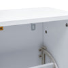 Shoe Storage Cabinet Cupboard 4 Door Hallway Organiser Compact Space Saver